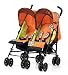 Hauck - Speed Sun Duo twin buggy in dotty orange