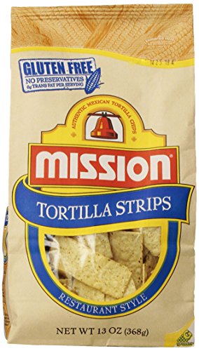 Mission Tortilla Chips, Strips, 13 oz