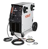 Hobart 500536 Ironman 230 250 Amp MIG Welder With Wheel Kit & Cylinder Rack