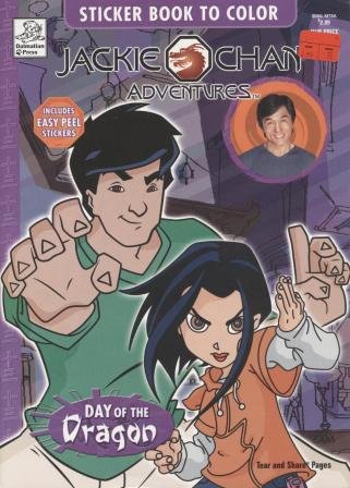Day of the Dragon (Sticker Book to Color) (Jackie Chan Adventures)
