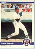 1984 Fleer # 88 Lance Parrish Detroit Tigers Baseball Card - Mint Condition - Shipped In A Protective Screwdown Display Case!