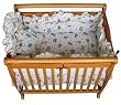 6 Piece Zoo Animals Mini Crib Bedding Set