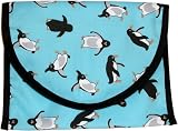 ReSnackIt Reusable Sandwich Size Bag, Penguins