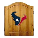 NFL Bristle Dart Board with Cabinet ColorSize - Houston Texans - 13.5 inches