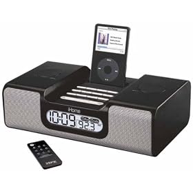 SDI iH8 ���W�I�N���b�N�t��iPod�X�s�[�J�[ IH8-BLACK