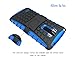 LG G Stylo (LG G4 Stylus LS770) Grenade Combat Case® with Kick Viewing Stand - Blue by ElBolt® with Free HD Screen Protector and Ultra-Sensitive Pocket Clip Stylus Pen