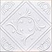 White Styrofoam Ceiling Tile Anet (Package of 8 Tiles Each of ~20