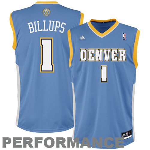 adidas Denver Nuggets Chauncy Billups New Revolution 30 Replica Road Jersey