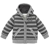 striped zip-up hoodie
