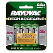 Rechargeable NiMH Batteries, AAA, 800mA-h, 4/Pack