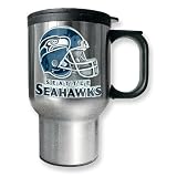 Seattle Seahawks 16oz Stainless Steel Travel Mug