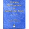 Clinical Measurement of Speech & Voice (Speech Science)