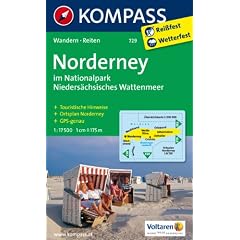 Insel Norderney 1 : 17 500: Wanderkarte mit Reitwegen und touristischen Hinweisen. GPS genau