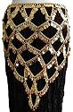 Large and Long Gold Coin Belt