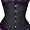 Black Cashmere Underbust Corset W-03 (20)