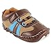 Luvable Friends Unisex Baby Crib Shoes, Brown Explorer, 6-12 Months