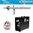 IWATA ECLIPSE HP-SBS AG AIRBRUSHING SYSTEM WITH POWER JET AIR COMPRESSOR