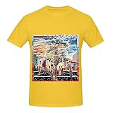 Earth, Wind Last Days And Time Men Crew Neck Cute Tee Yellow