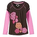 Girls' Cherokee&reg; Knit Top - Brown