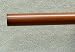 1-3/8 inch Wood Smooth Drapery Rod in Walnut Finish - 8' long [CAPITOL CITY LUMBER]