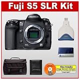 Fujifilm Finepix S5 Pro 12.3 Megapixel Digital SLR Camera + USB Card Reader + Deluxe SLR Gadget Bag