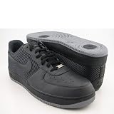 NIKE Air Force 1 Premium '07 New Basketball Silver Black Mens