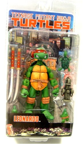51w5wqIs71L Teenage Mutant Ninja Turtles NECA Comic Style Action Figure Leonardo