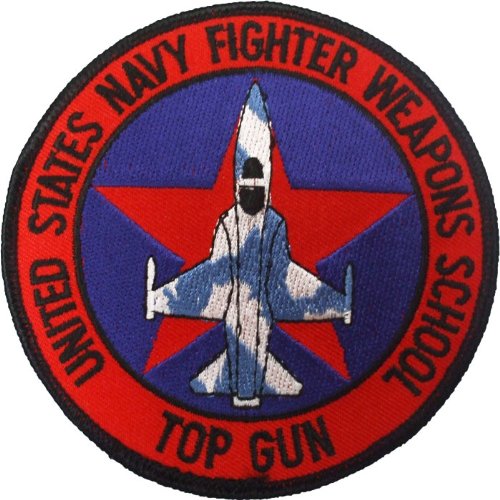 US Navy Fighter Weapons School Top Gun Patch 4 Inches