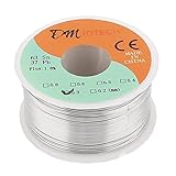 uxcell DMiotech 0.3mm 150G 63/37 ロジン コア フラックス 1.8％ 鉛 ロール はんだ ワイヤー