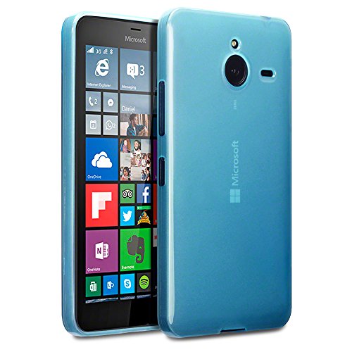 Microsoft 640 XL Case, Terrapin [SLIM FIT] Microsoft 640 XL Cover [Blue] Premium Protective TPU Gel Case for Microsoft Lumia 640 XL - Blue