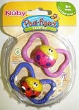 NUBY PaciFlyers Pacifiers 6+ teething nub air