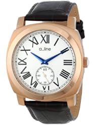a_line Womens AL-80023-RG-02-BR Pyar Analog Display Japanese Quartz Brown Watch