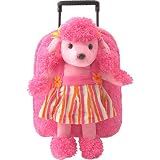 51w6CUgigLL. SL160  Pink Diva Rolling Backpack With Poodle Stuffie  Affordable Gift for your Little One! Item #DKKI 3169B