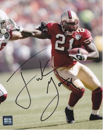 Frank Gore Autographed San Francisco 49ers 8x10 Photo