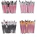 Binmer(TM)20pcs Makeup Brush Set Tools Make-up Toiletry Kit Wool Make Up Brush Set Powder Brush Foundation Brush Eyebrow Eyeliner (Black)