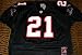 Reebok Authentic 1992 Atlanta Falcons Deion Sanders #21 Black Jersey - Size 54