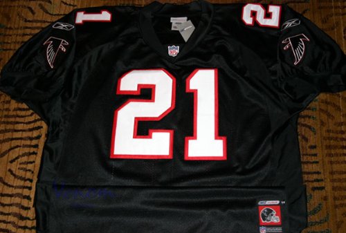 Reebok Authentic 1992 Atlanta Falcons Deion Sanders #21 Black Jersey - Size 54