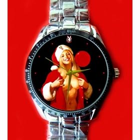 Beautiful Erotic Santa Claus Christmas Gift Wrist Watch