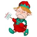 Singing Elf on Strike