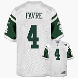 Brett Favre New York Jets #4 Authentic Reebok NFL Football Jersey (White)