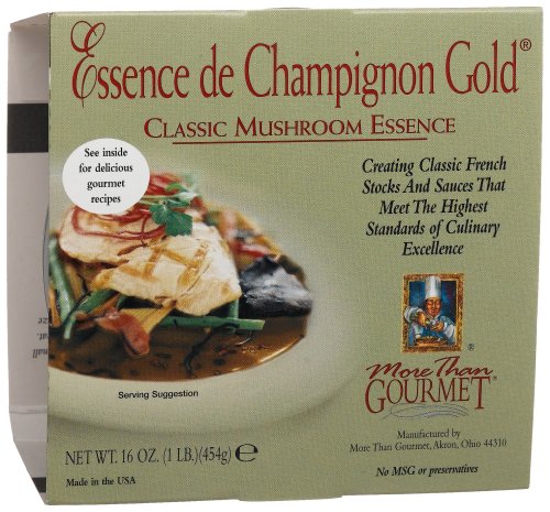 More Than Gourmet Essence De Champignon Gold® Mushroom Essence, 16-Ounce Units by More Than Gourmet