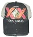 Dos Equis Mexican Beer Hat - Black Frayed Woven Label Logo Adjustable Baseball Cap