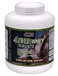 4Ever Fit  Whey Isolate, 4Ever Whey, Chocolate Shake, 4.4-Pound Package