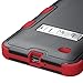 Samsung Galaxy Mega 2 G750 Case, Kaleidio [Mybat Natural TUFF] Dual Layer Shock Proof Hybrid Case Cover w/ Metal Kickstand [Includes a Overbrawn Prying Tool & Stylux Stylus] [Black/Red]