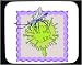 Decorated Mouse Pad with bug, insect, gnat, flower, wings, flying, clover