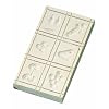 Birkmann 340077 Springerles-Modeln, 6 Motive, 15 x 9 cm, Ahorn