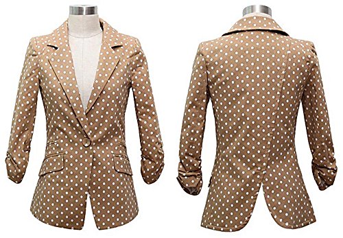 ジャケット スーツ 水玉 ７分丈 キュート エレガンス カジュアル レディース 秋物 冬物 可愛いスカーフ付き R441