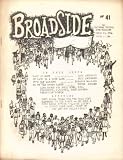 Broadside Topical Song Magazine #41 March 10, 1964
