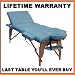TM *LaMassa/BestMassage Salon - Table Portable *Blue - Bed Spa Tattoo - (Includes FREE Carry Case, Massage DVD, And Spa Music CD - n#Pro1E (Blue)