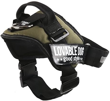 PetsUp Easy Walk Premium Dog Vest Harness with Velcro Fit and Lift Handle for Training and Mobility (Army Green, Extra Small)